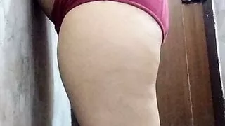 Desi indian bhabhi take shower at home homemade