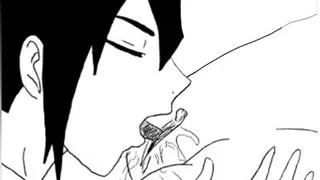 he moans very richly when this bitch enters - comic