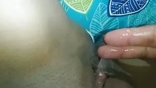 A dose  of double masturbation to my slimy pussy