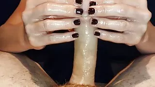 From Soft To Hard. A Sensual Handjob (Milking-time)