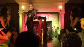 Sexy Valerie Pearl masturbates with sex toys in front of