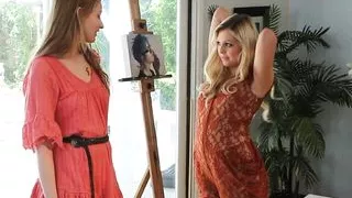 Aaliyah Love and Missy Martinez are lesbian teen with big