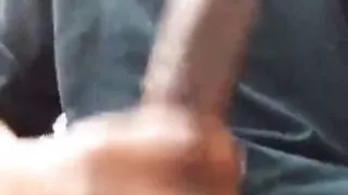 Man  in hot cums all over his body