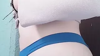 stripteace sexy sensual mexican milf latina big butt big ass secretary take out all her clothes at work time