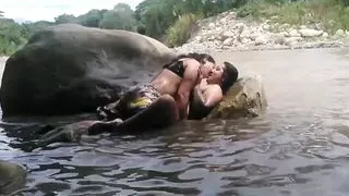 fucking secretly in the river