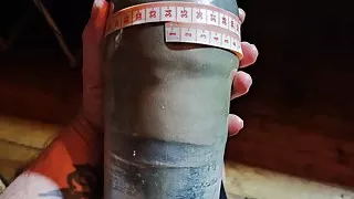 Giant Dildo anal insertion