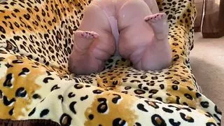 Pink see through panties