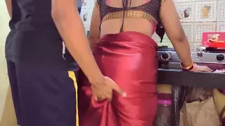 Part 2 , Indian sexy stepmom caught by stepson while talking to her boyfriend