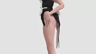 Cute Little Bunny Girl Spin