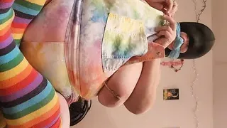 Slave Stormys punishment day 1 - tit beating