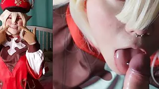 Genshin Impact blowjob from Klee