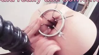 Extrem Anal Hot Ass Tiffany Ciskiss XXL Gerippter Dildo