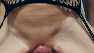 Grinding And Rubbing Wet Pussy Of Teen Girl With Huge Cum Load