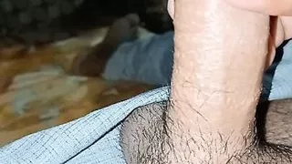 Alone handjob in my bedroom