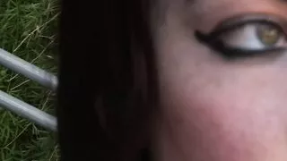 Hot Brunette Blowjob - Tattooed brunette Daya Layne sucks