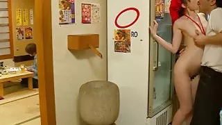 Humiliated Naked Restaurant Waitress - Yui Hatano