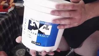 Elbow Grease Cream Lube - 1 Gallon on Display