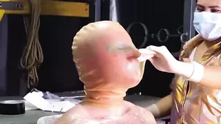 Femdom Latex Breathplay by Domina Fire