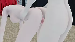 Experienced slut took her childhood friend's virginity.