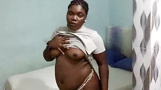 Thick Big Black Booty Bitch Ready For Her Congolese BF's BBC