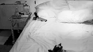 Milf fucks both holes with a 10in dildo (second view)