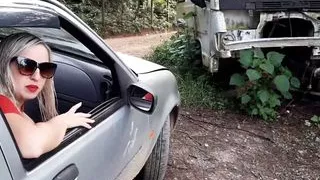 Giving blowjob to a stranger