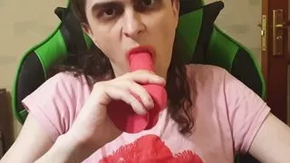 Webcam cd suck dildo