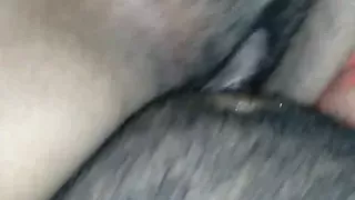 Thot in Texas - BBW Cameltoe Slide with Explosive Cumshot