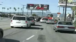 Brunette bitch fucking in car