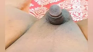 Tiny dick try to cum