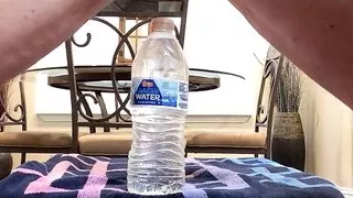 Water Bottle In Ass