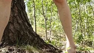 Erika Oak Forest Piss In Latex