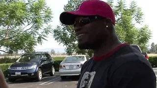 Melrose and Misty fuck a black cock in a threesome scene