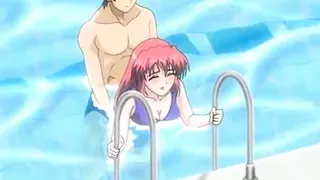 Akitoshi hat zwei Nyphos, um seine Stiefschwester Hitomi Shinigami Mina zu befriedigen - Hentai Pros