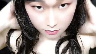 Ich habe mein Make-up trainiert Dina Sissy Crossdresser Transsexuelle Transgender Shemale