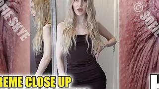 Extreme Close Up Asshole Face Sitting SOFIE SKYE Free Teaser