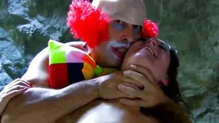 Busty Charlotte De Castille has anal sex in a cave