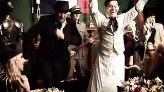 Three sluts screwed deep in their asses by shoving cum