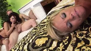 Sexy Eva Angelina and Kayla Synz love to fuck with multiple