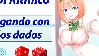 Spanish JOI interactivo. Masturbate exactamente al ritmo con este juego.