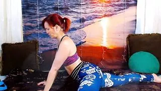 Inner thigh and splits hip mobility. Join my faphouse for more yoga