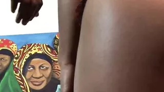 Ebony skinned Keira fucked by black cock for pleasure