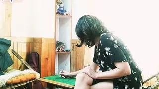 MILF Sucking BBC While Smoking Close Up