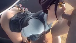 Fortnite - Rook on Her Knees Blowjob Animation (Soun)