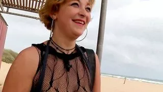 Exciting fuck on the beach!