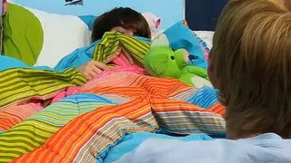 Gays Kyler Moss and Nick Duvall anal fuck after foot licking