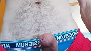 UK Uncut Shorts Wank