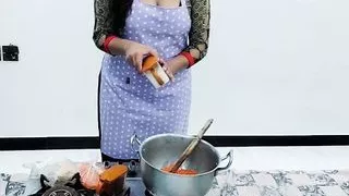 Pakistani Village Wife Fucked In Kitchen While She Is Cooking With Clear Hindi Audio
