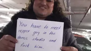 Chubby plumper seduces younger lad