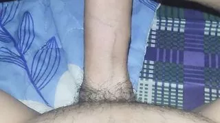 Close-up of my cock in and out of step sister's pussy